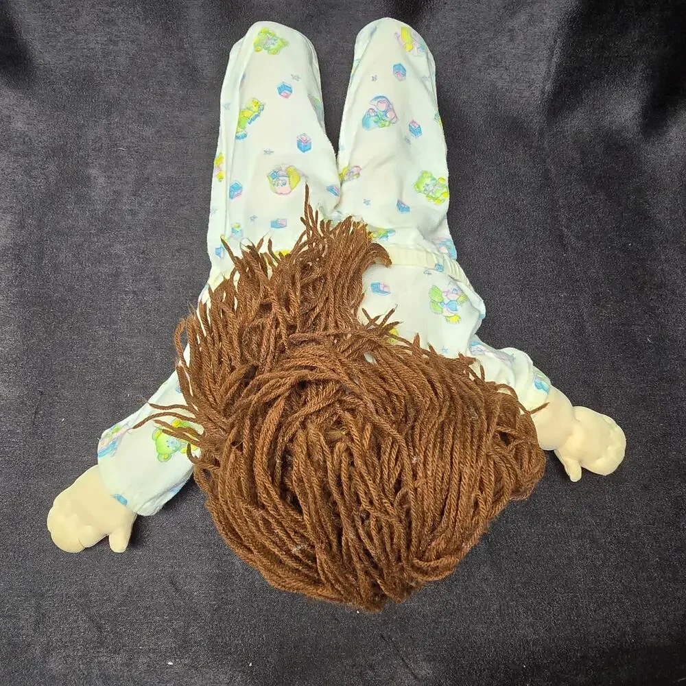 Vintage CPK Cabbage Patch Kids Doll Brown Hair 1984 MC Thomas